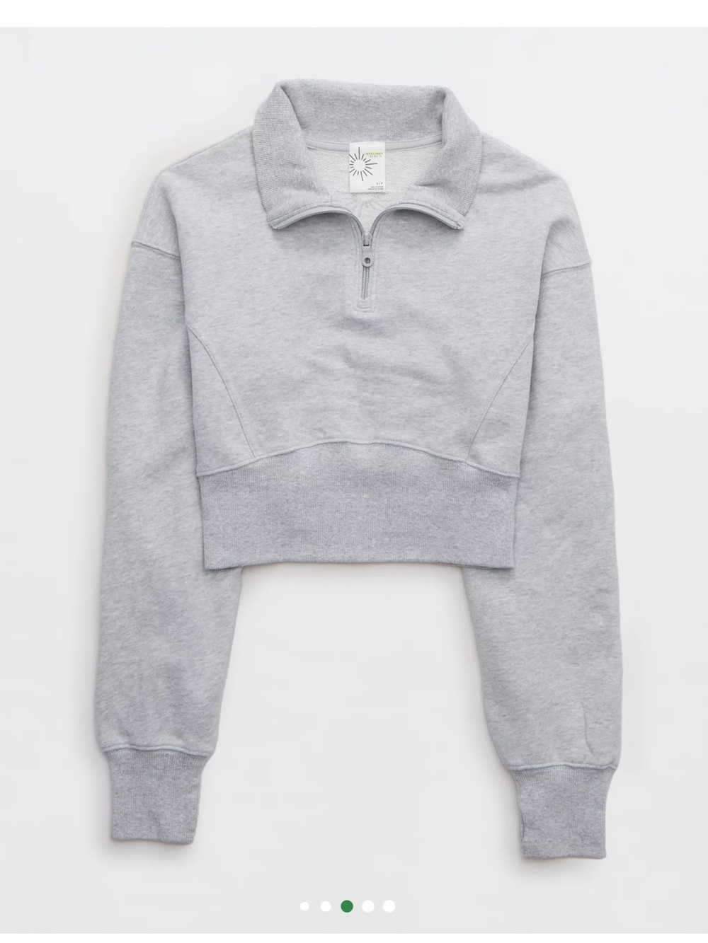 Corset Cropped Quarter-Zip Sweatshirt with matching skort - Offline by AE